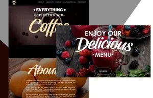 The Kaffe Spot web design