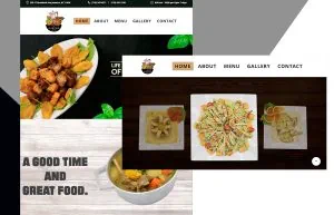 La Aurora Dominican Restaurant web design