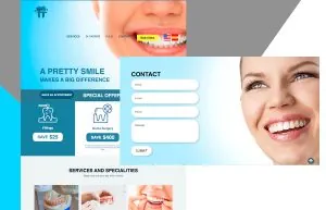 Bright Smile Dentistry web design
