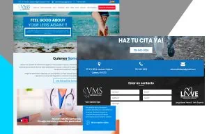 Vein Medical Spa web design