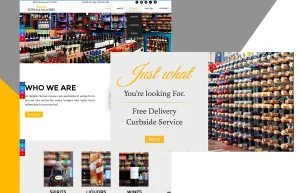 Heights Wines & Liquors web design