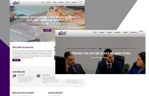J&W Accounting web design