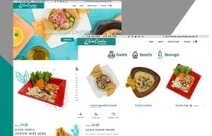 Viva ceviche by raices web design