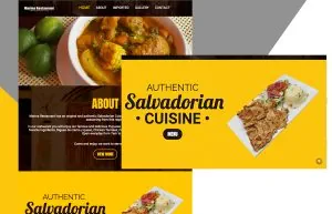 Marina Restaurant web design