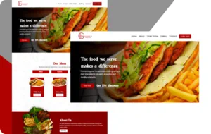 Giovanni's Pizza web design