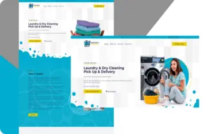 Your Family Laundromat web design