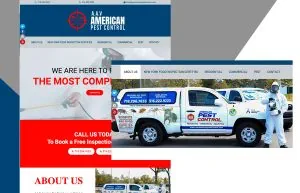 A.A.V American Pest Control web design