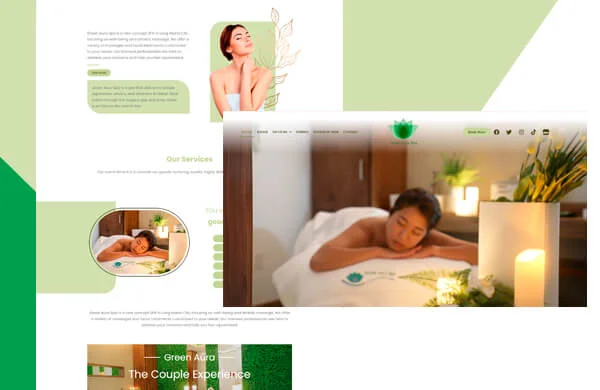 Alaia's Beauty Care web design