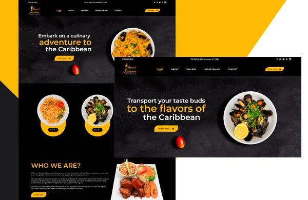 Island Fusion web design