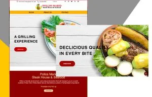 Pollos Mario Hempstead web design